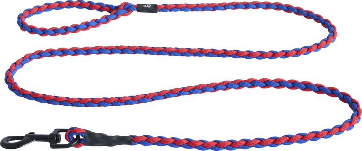 HAY Dogs Leash-Braided-Red, blue
