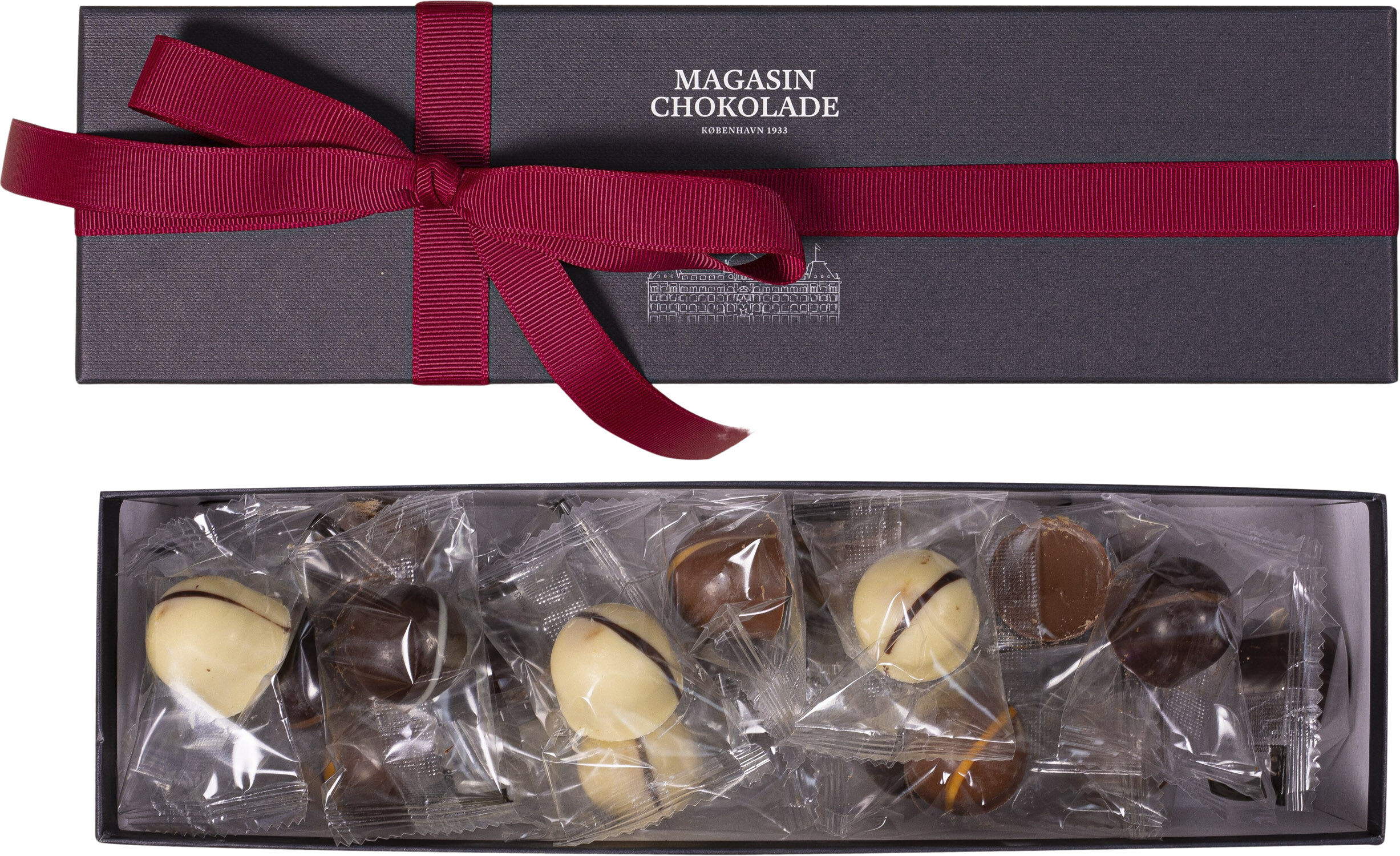 Gaveaeske 24 Indpakkede Troffeltoppe 288 G Fra Magasin Chokolade 0 0 N A Magasin Dk