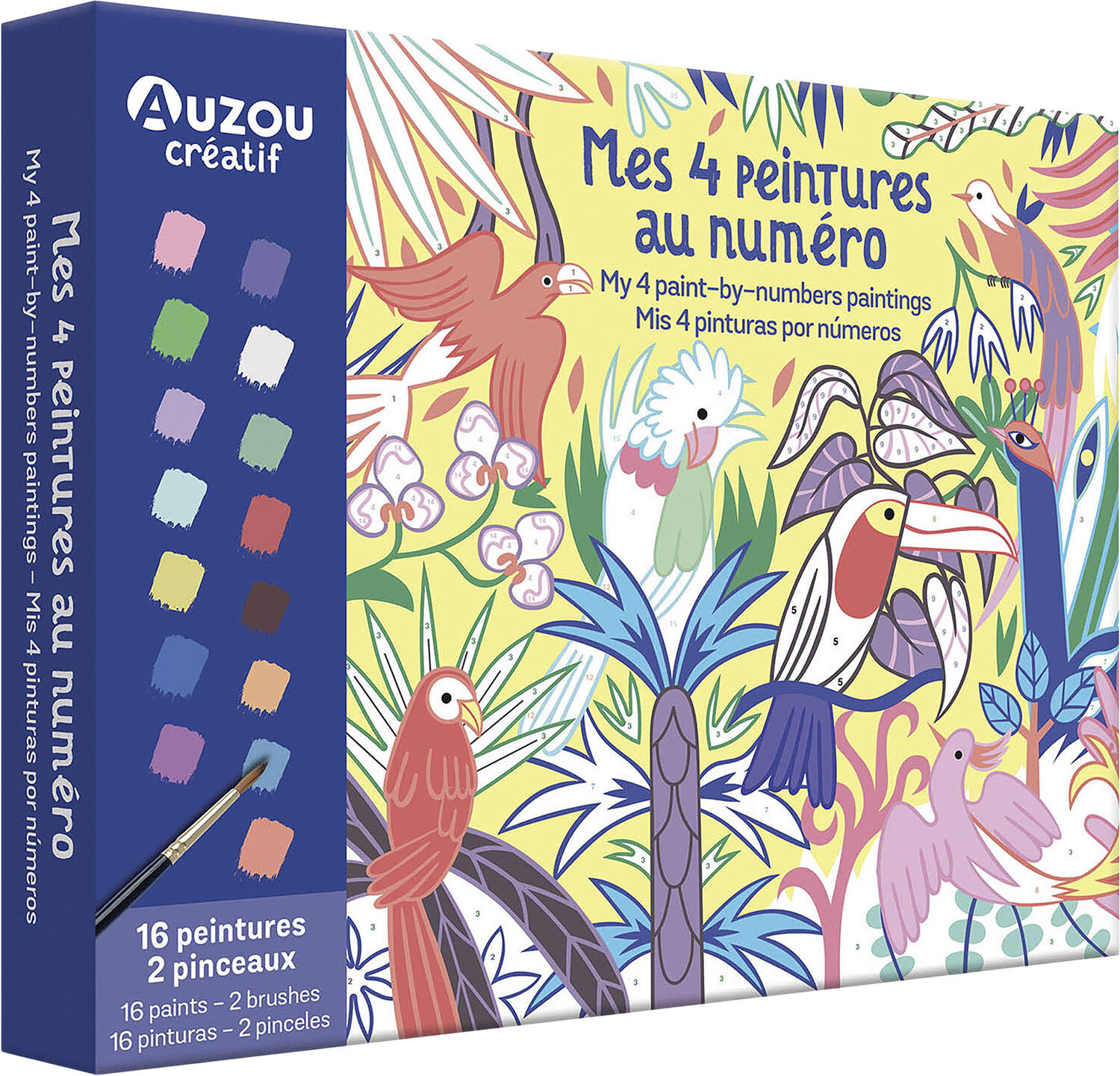 Auzou - Mal efter nummer - Den vilde natur