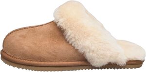 RHSydney Shearling reversed slippers almond