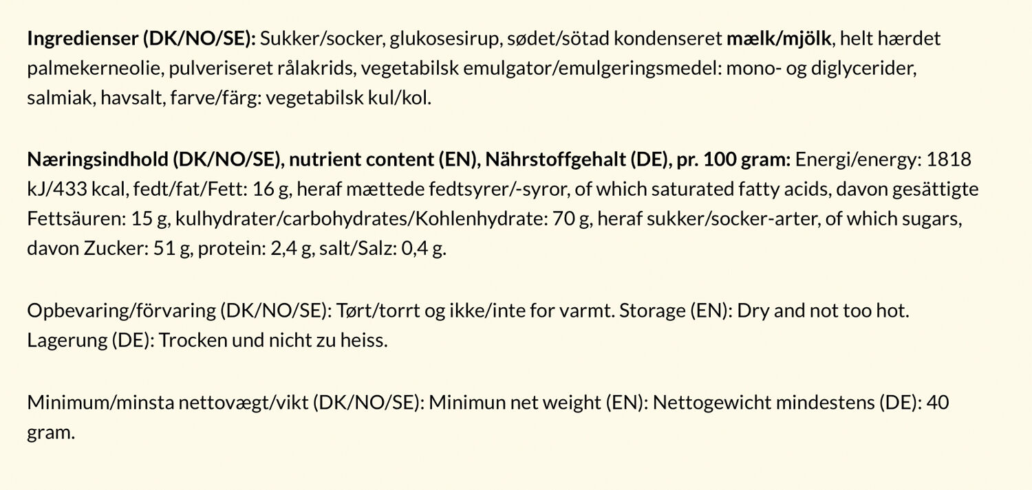 S&oslash;d mini 40 gr.