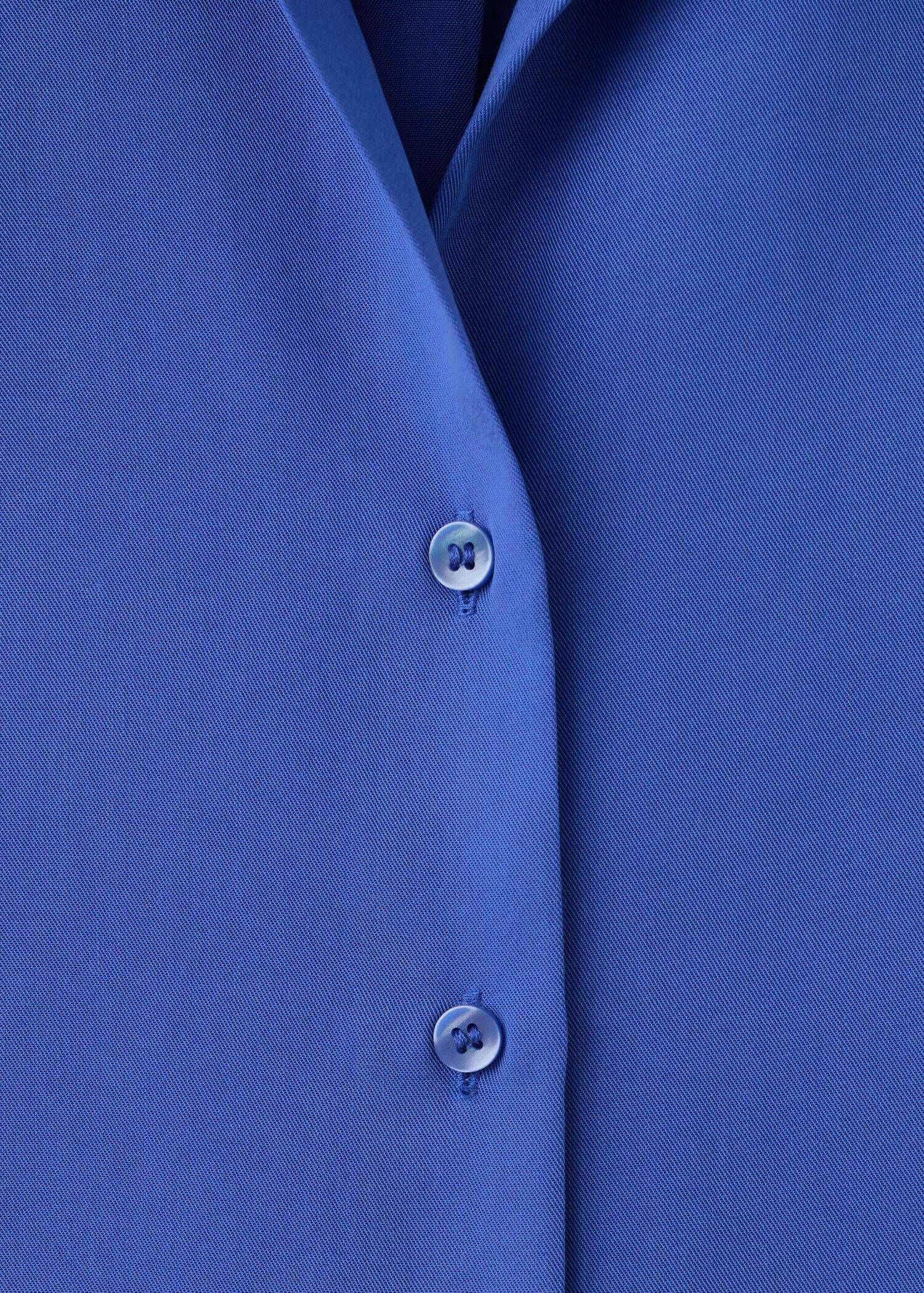 Short-sleeved lyocell shirt