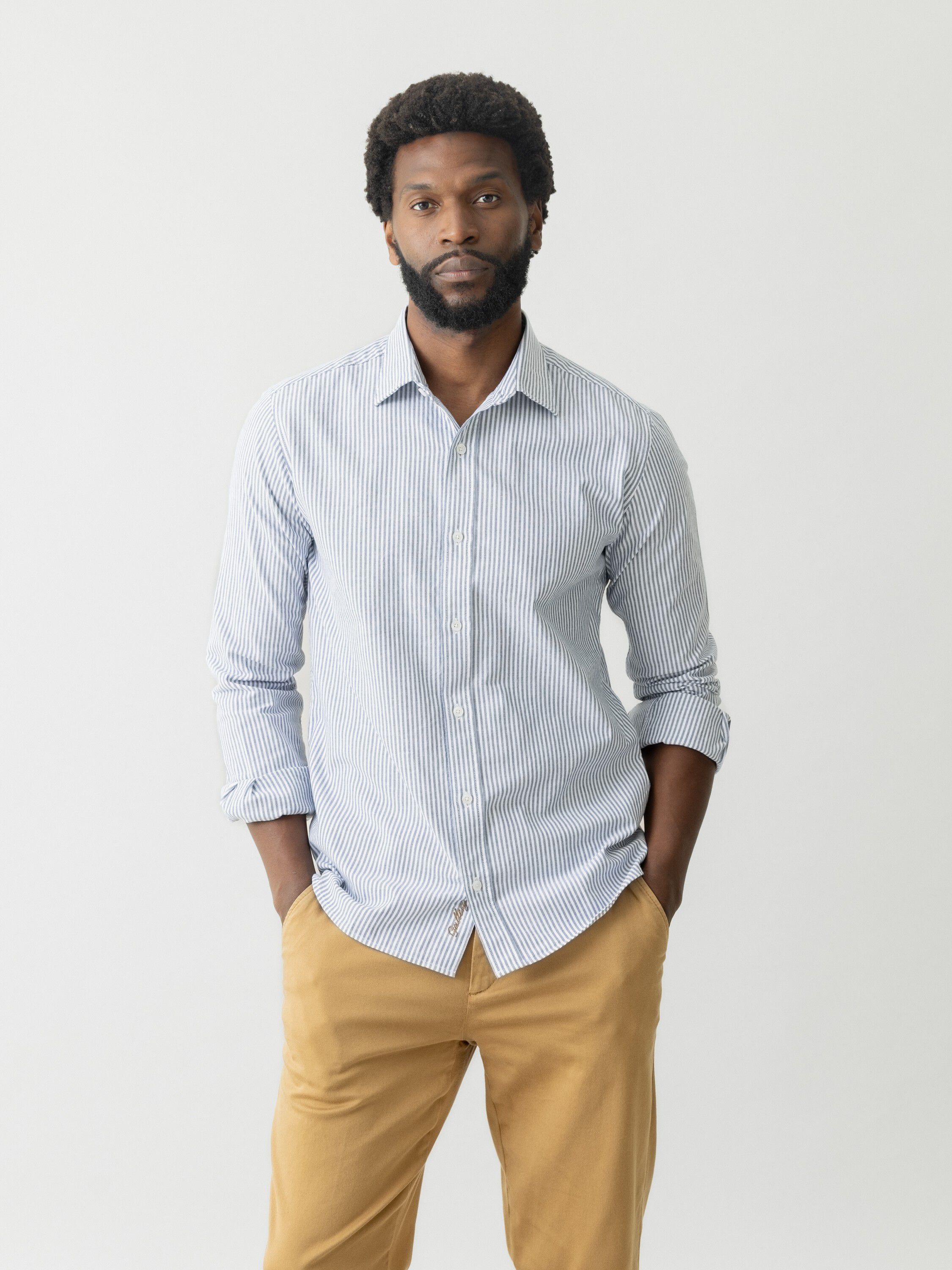 MMGMarco Oxford Stripe Shirt