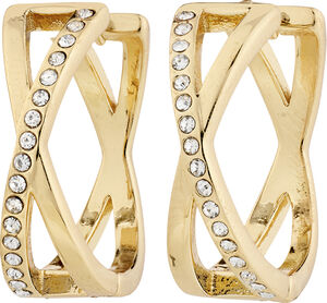 KIRA earrings gold-plated