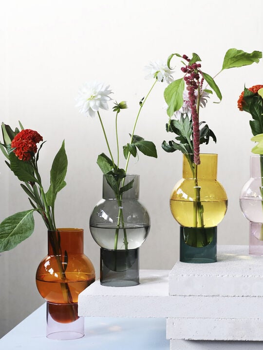 BUBBLE TUBE, LARGE, AMBER/ROSE, 90270A