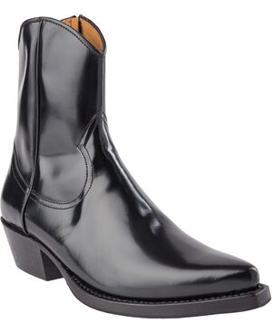 Western zip boot