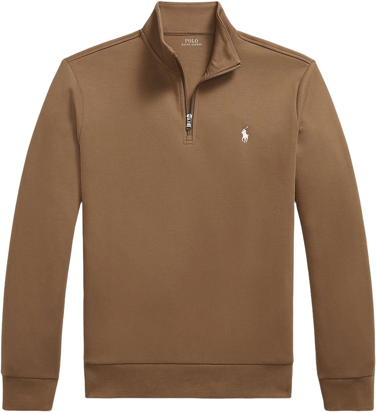 Double-Knit Quarter-Zip Pullover