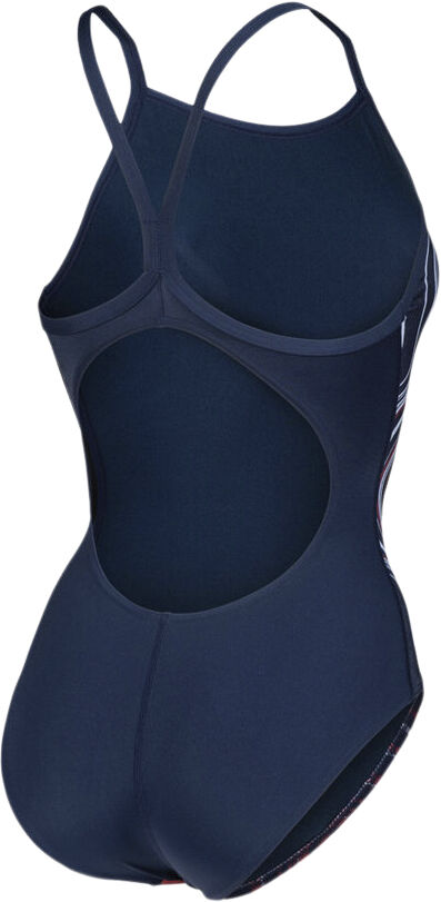 Lightdrop Back Marbled badedragt