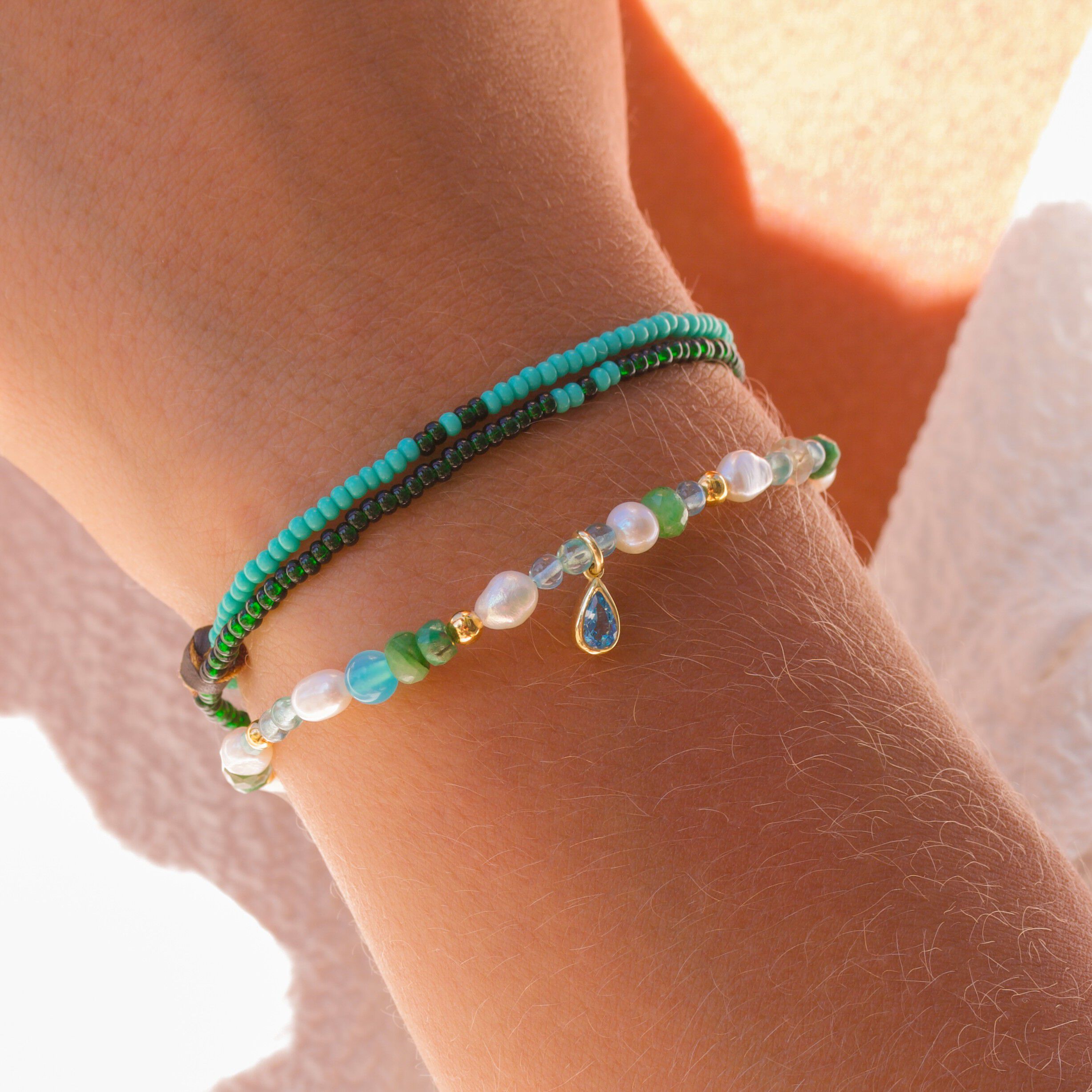 Water Drop Pure Pearl Bracelet
