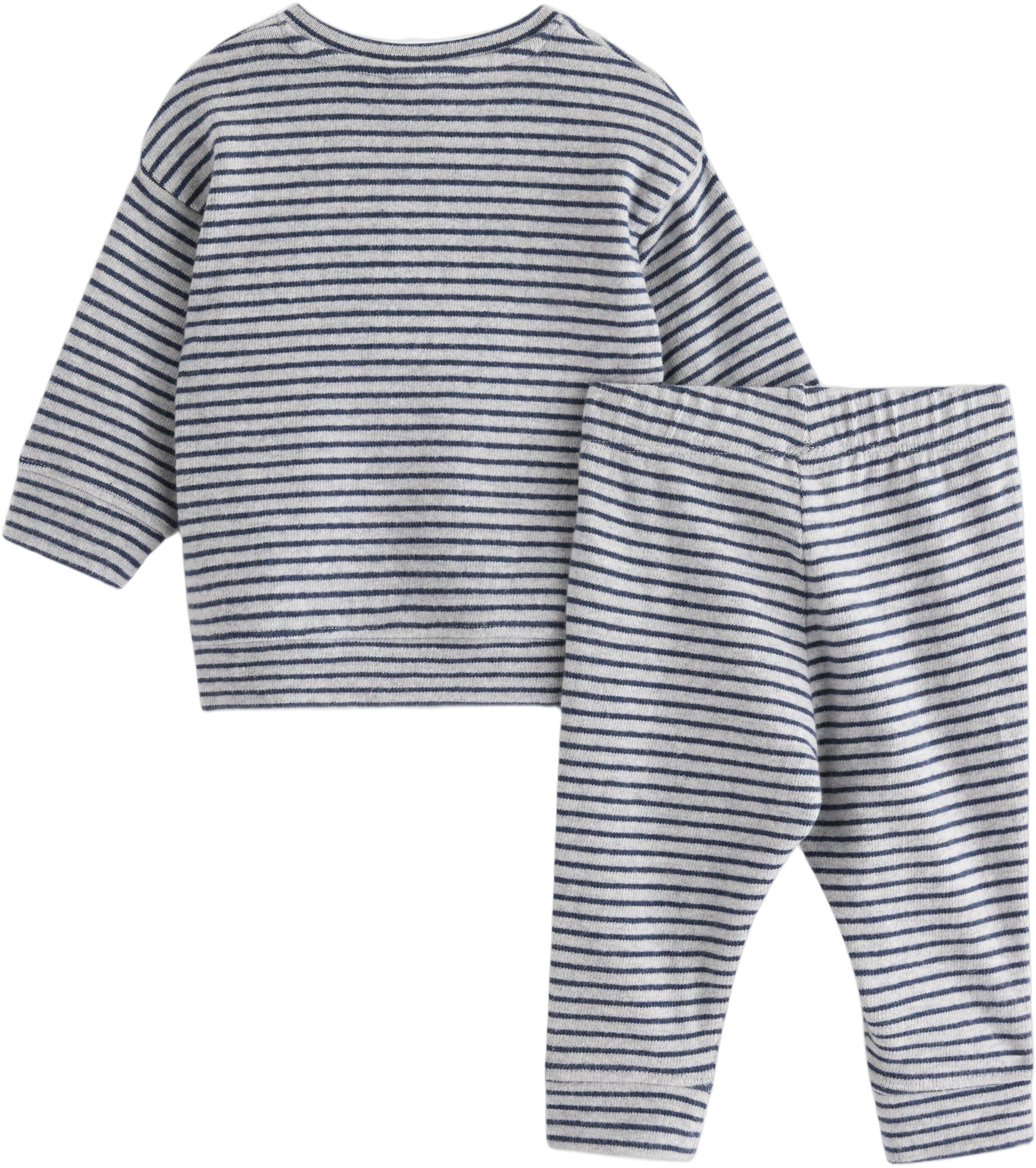 Mjukt 2-delat set i bomull med matc