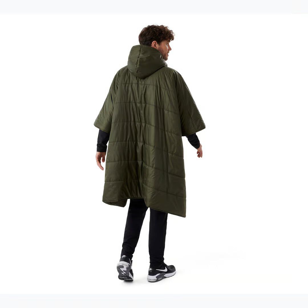 Packable Blanco Poncho