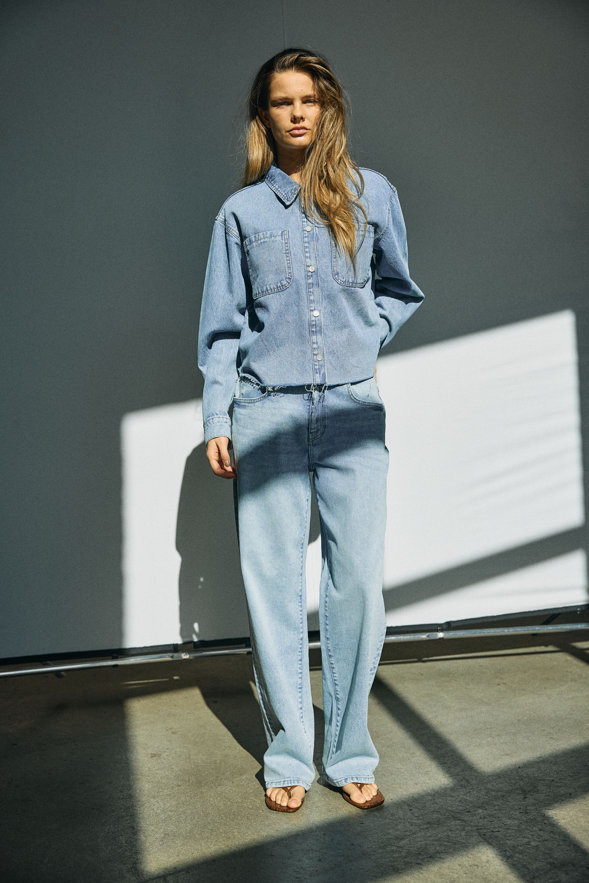 NMALVA L/S DENIM SH SHCKET AZ452LB