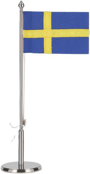 Flagstang SE 20,5 cm Blankt st&aring;l
