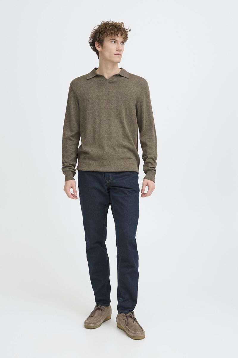 Cfbells Ls Polo Knit