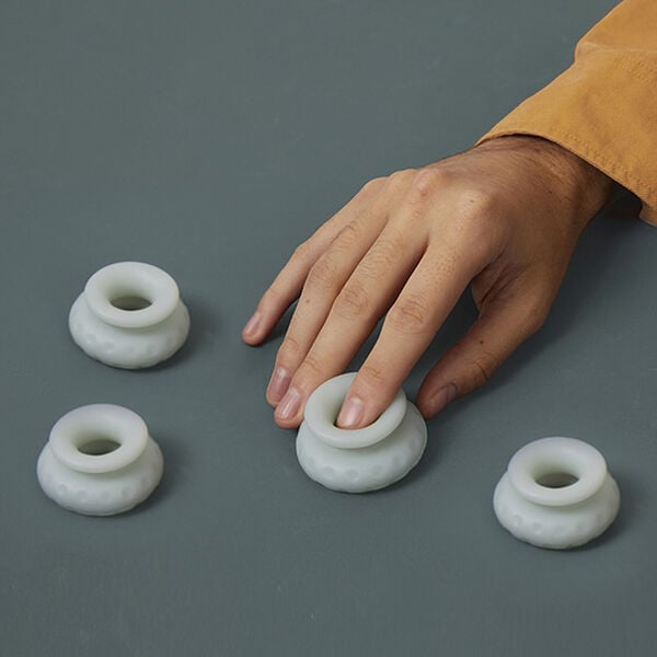 OHNUT - CLASSIC SOFT BUFFER RINGS SET OF 4 JADE