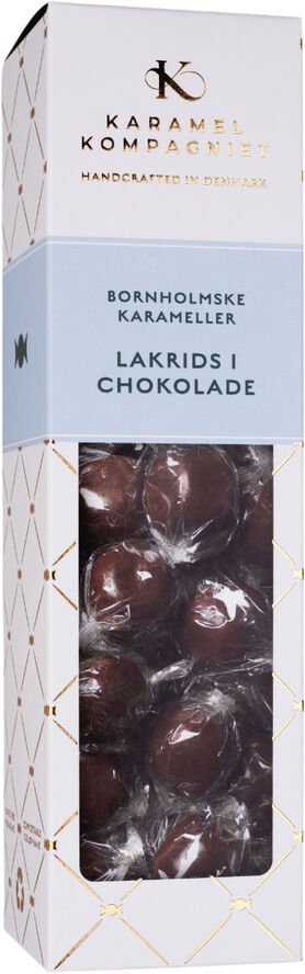 Karamelkugler: Lakrids i chokolade elegance
