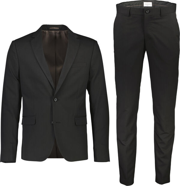 Fine twill stretch suit