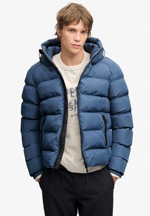 HOODED SPORTS PUFFER JACKET