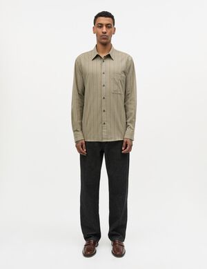 Flannel Stripe Sune Shirt