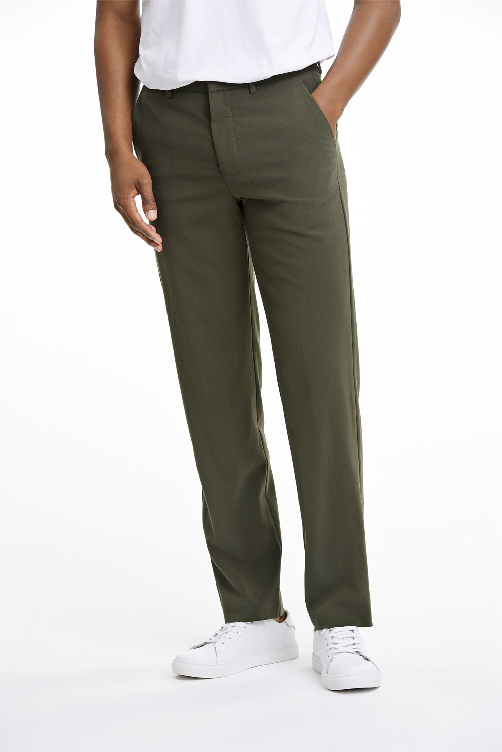 Relaxed fit formal pants