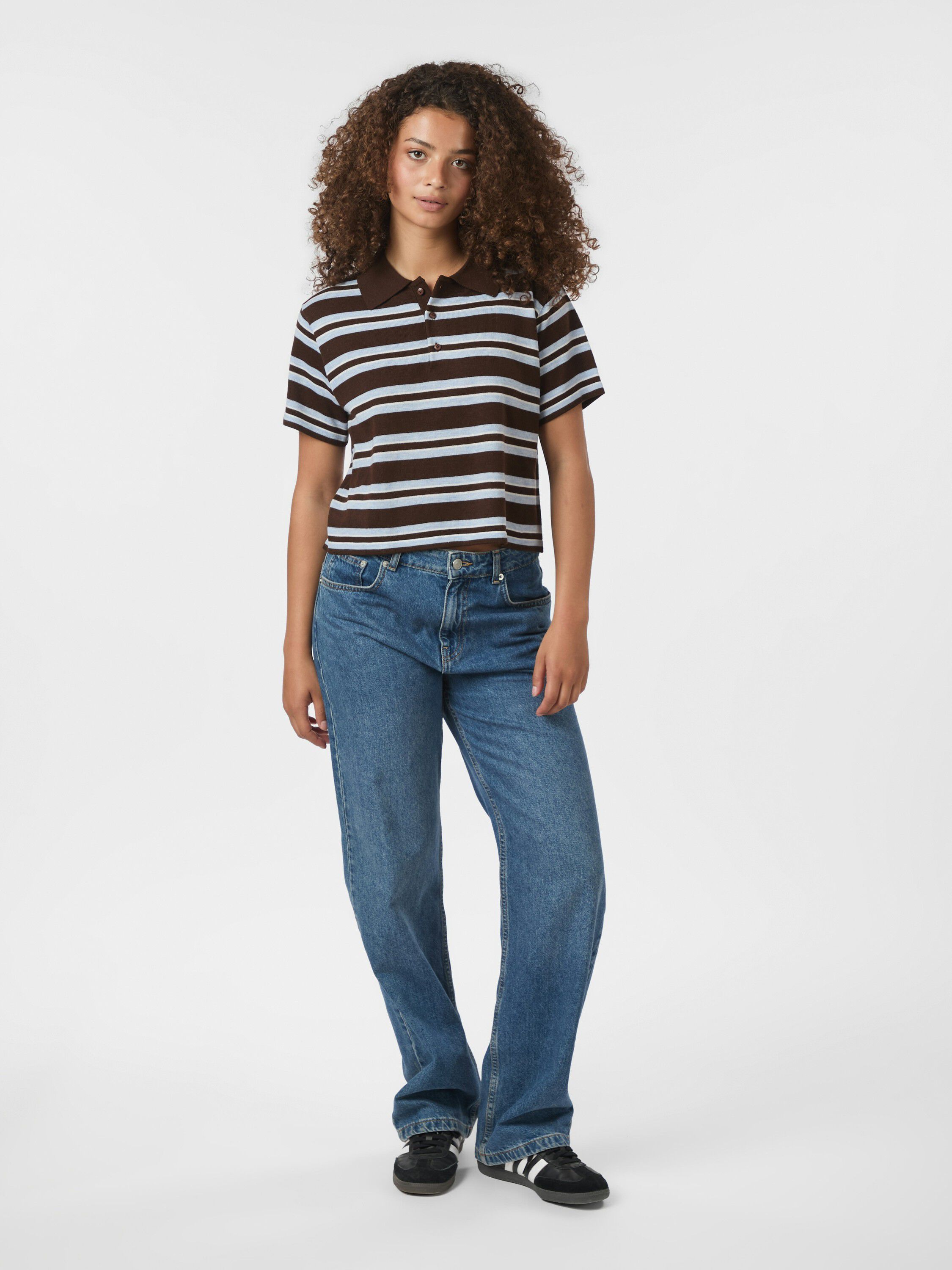 Mulann Polo Knit Blouse