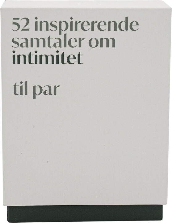Samtalekort - Intimitet