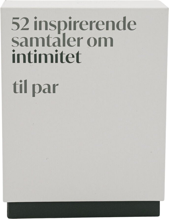 Samtalekort - Intimitet