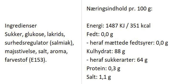 Fyldte bolcher med smag af salt lakrids