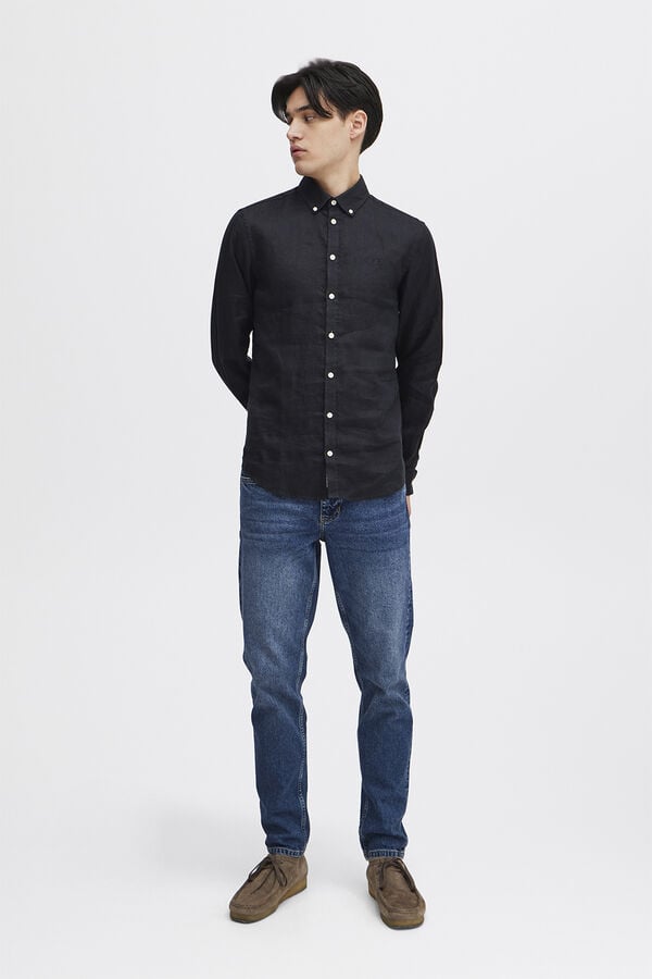 Cfanton Bd Ls Linen Shirt