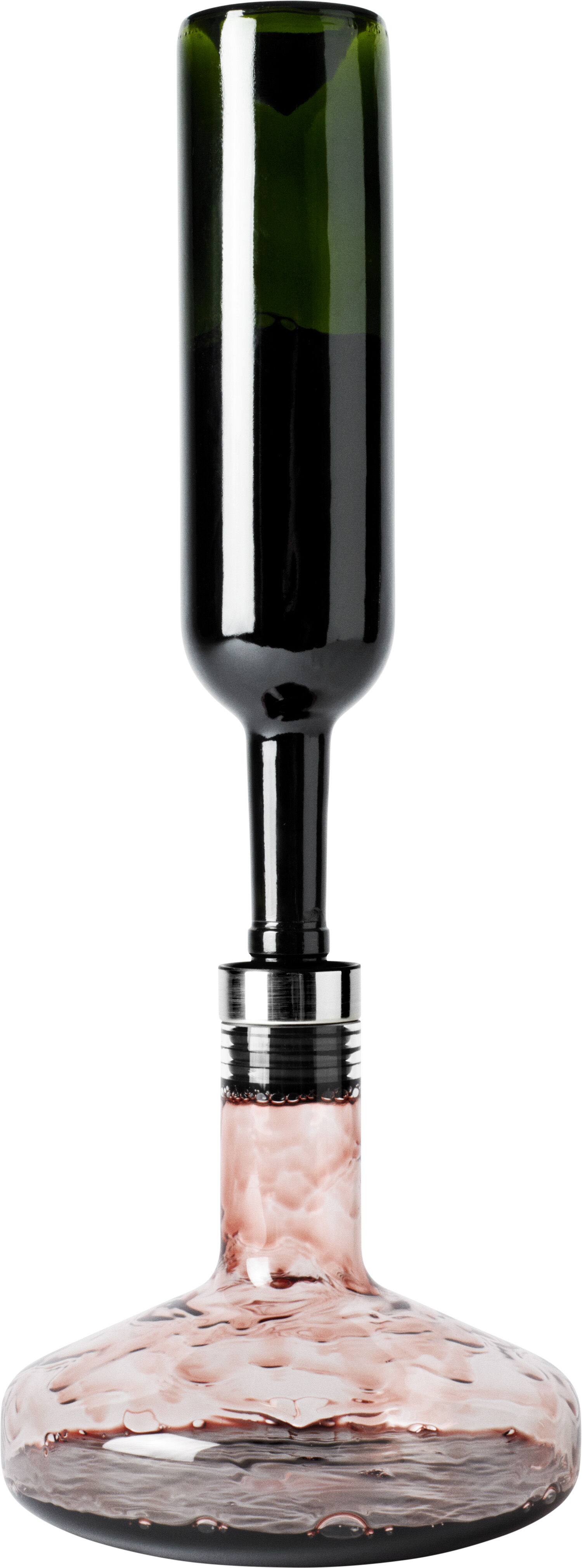 Wine Breather, Deluxe, Clear/Steel