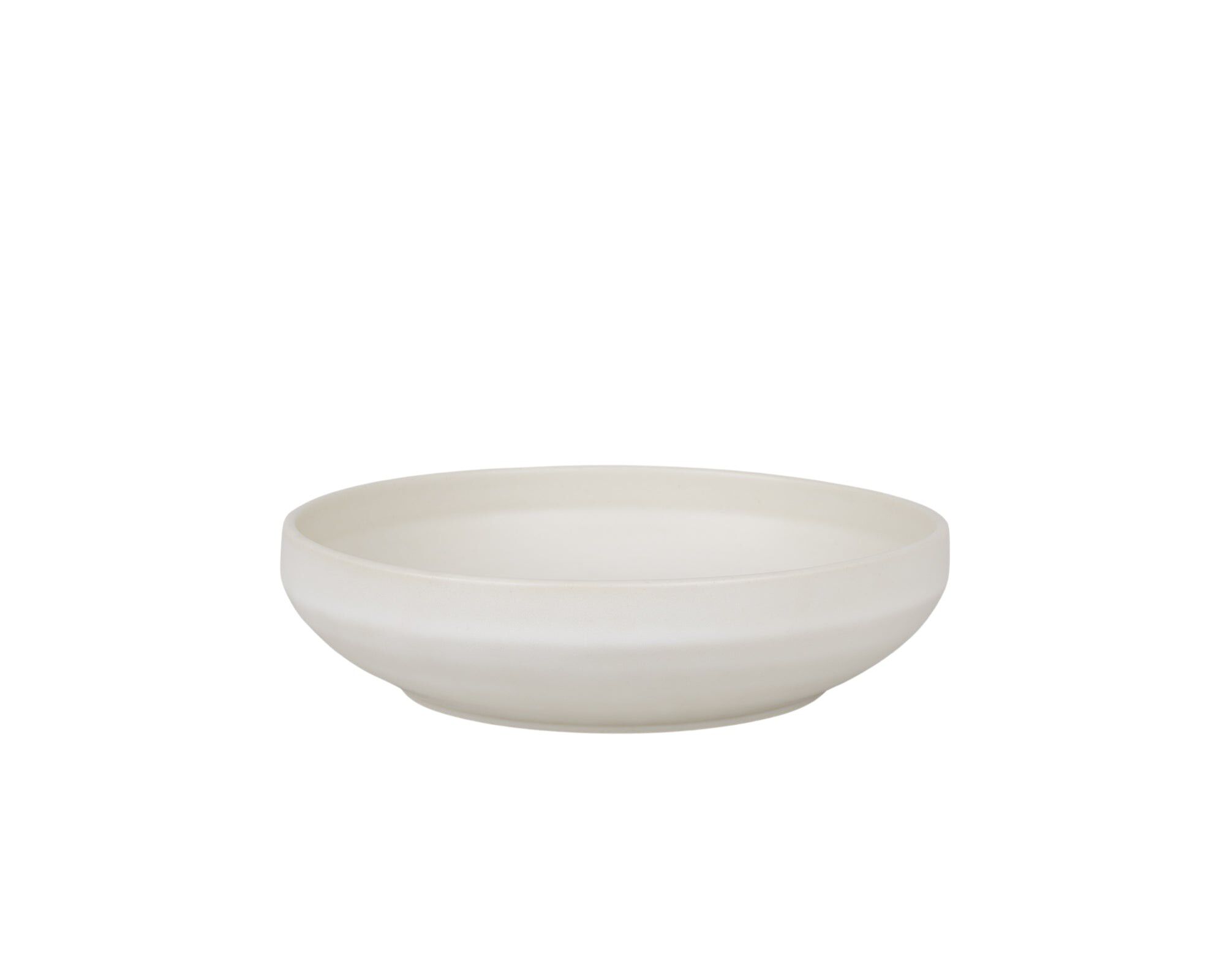 Otto Ceramic Shallow Bowl | Natural | Medium