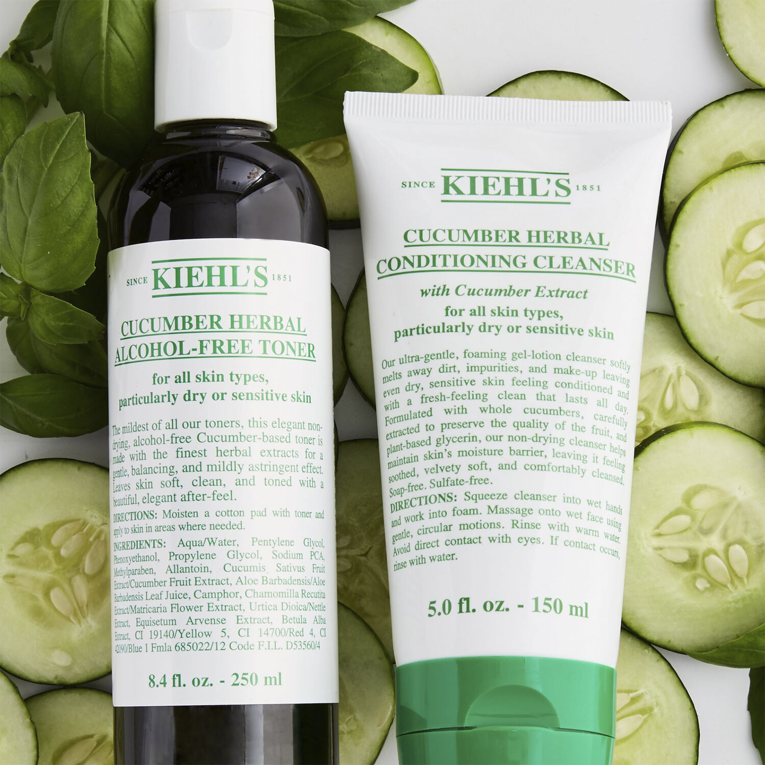 Cucumber Herbal Cleanser 150 ml.