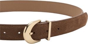 Oval buckle belt