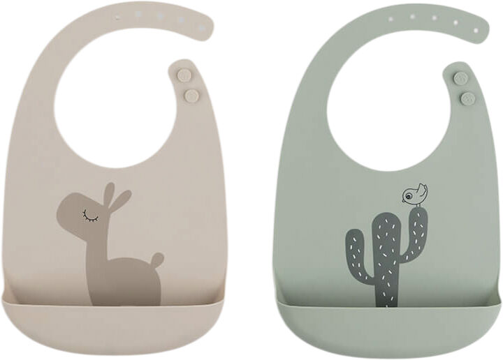 Silikone hagesm&aelig;k 2 stk. Lalee Sand/Gr&oslash;n