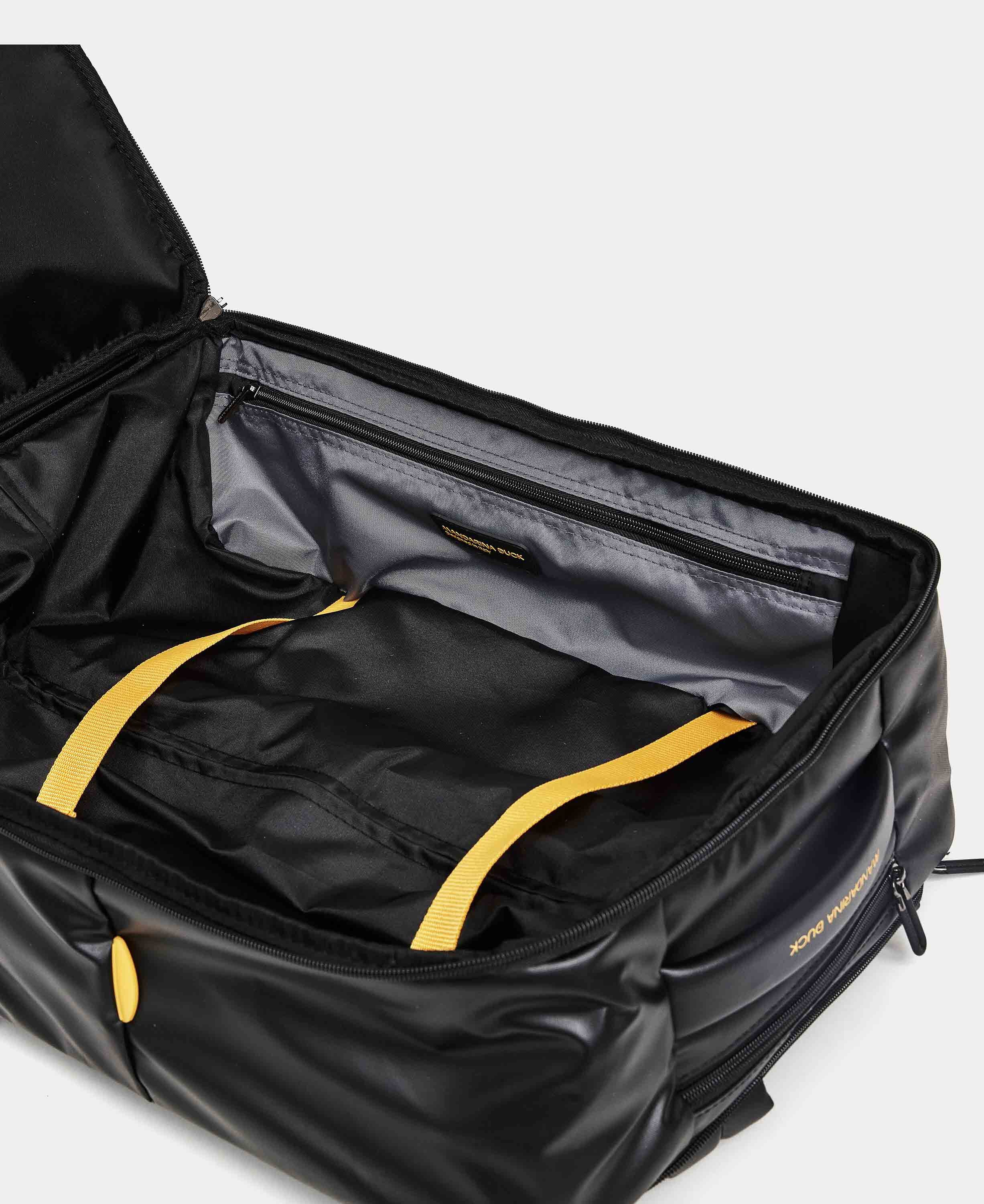 ECO COATED TROLLEY BACKPACK / BLACK