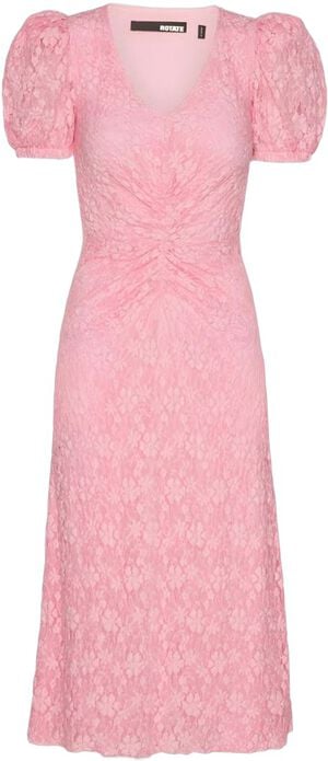 Lace Puff Sleeve Dress