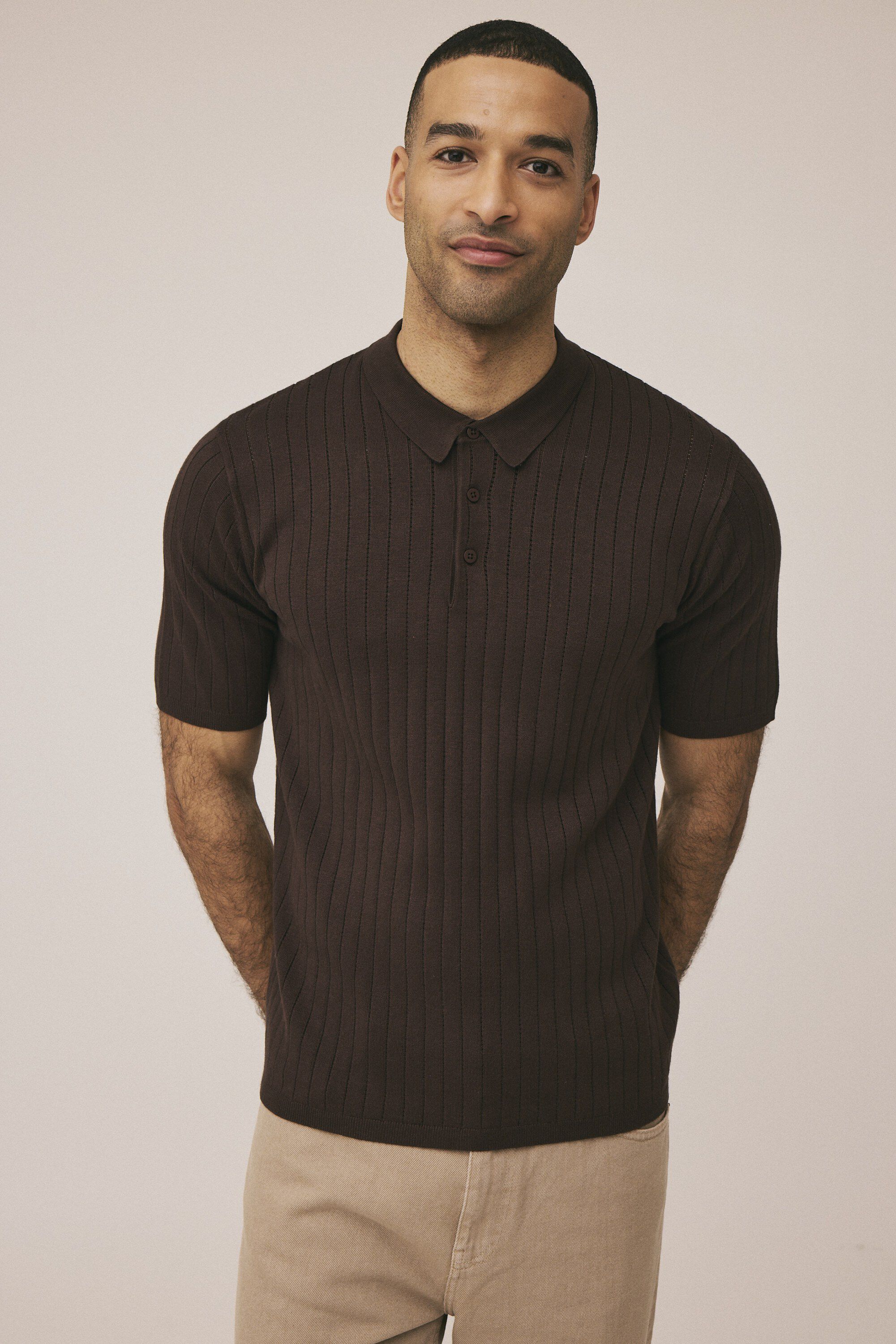 Fabro 1 knit polo - EcoVero