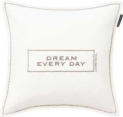 Message Recycled Heavy Cotton Twill Pillow Cover