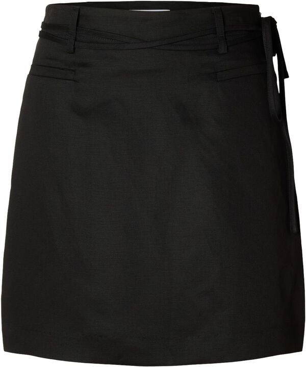SLFSIMA HW SHORT LINEN BLEND SKIRT