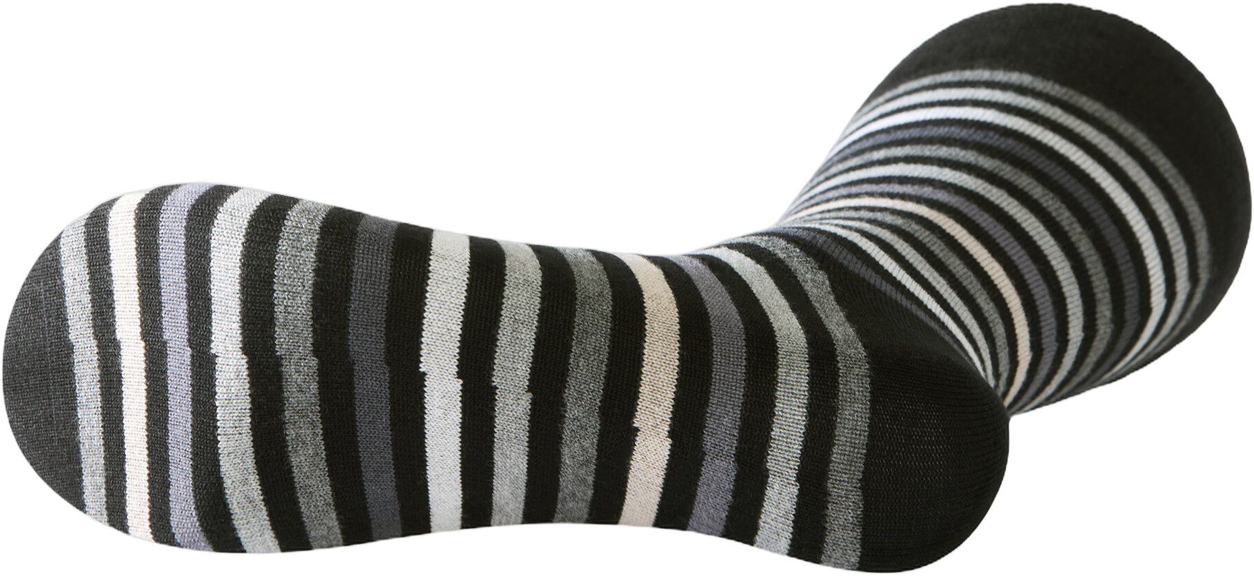 Striped bamboo sock