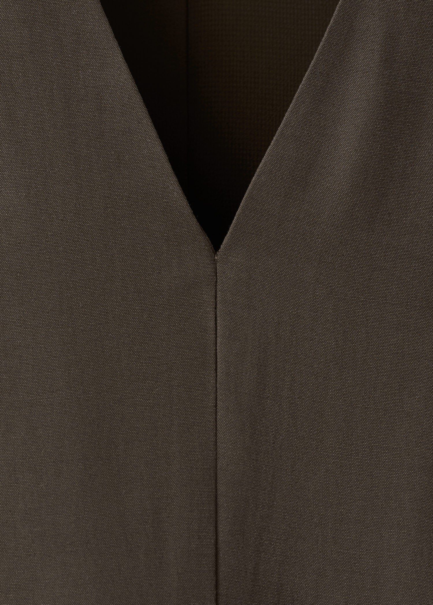 Double-belt A-line dress