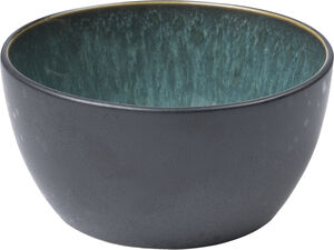 Skål 14 cm sort/grøn Bitz
