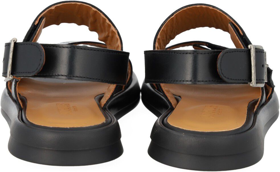 Sandal med justerbare velcroremme