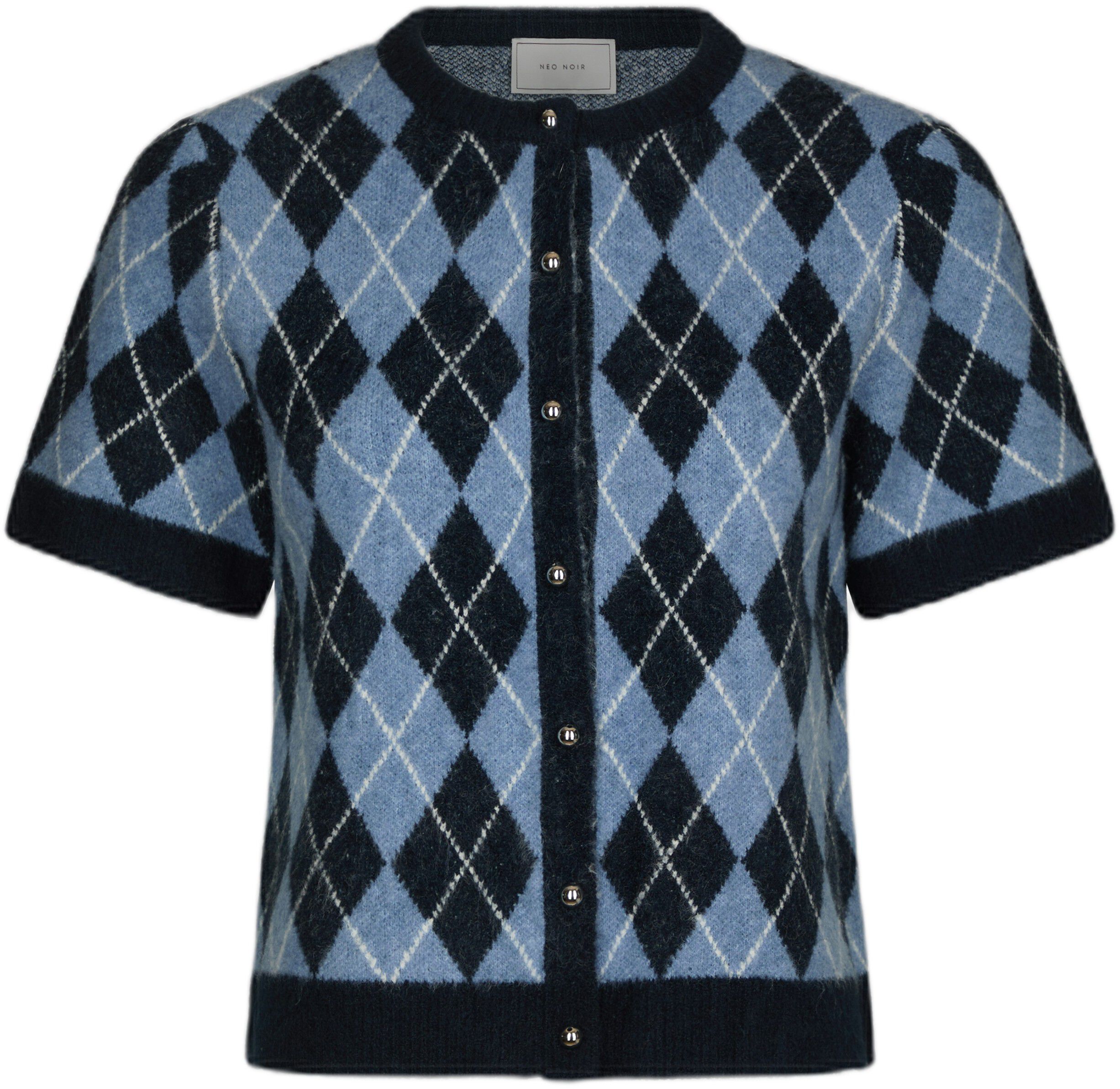 Allestar Check Knit Cardigan
