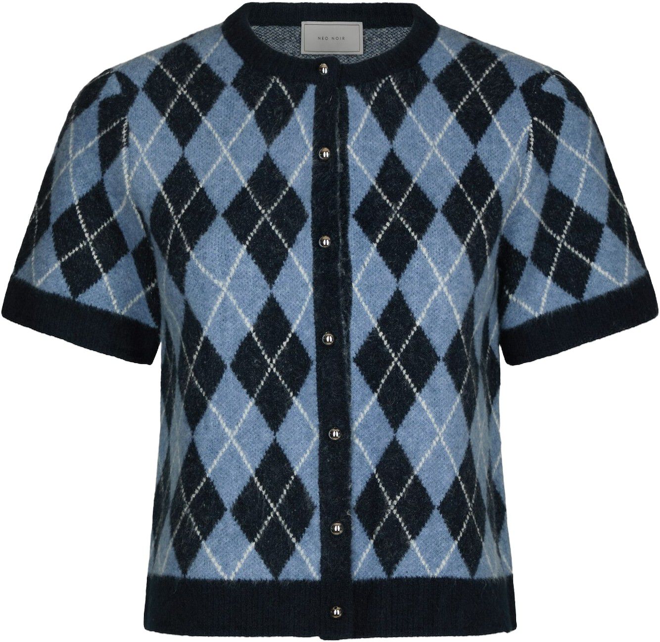 Allestar Check Knit Cardigan