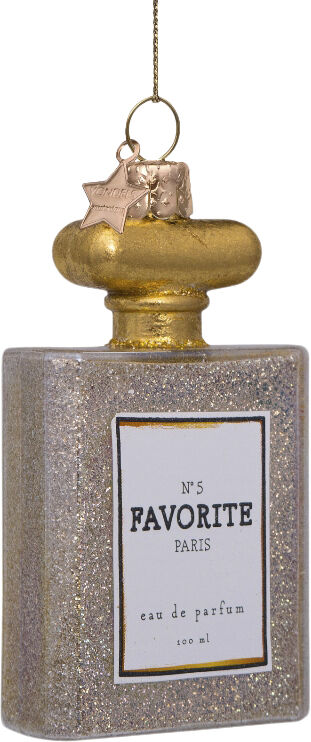 Ornament glas parfume transparent VONDELS