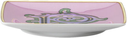 Bowl 12cm sq. flat, Holiday Alphabet P, Versace