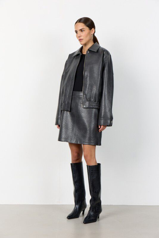 LR-PRESTON 1 Jakke M&oslash;rk gr&aring;