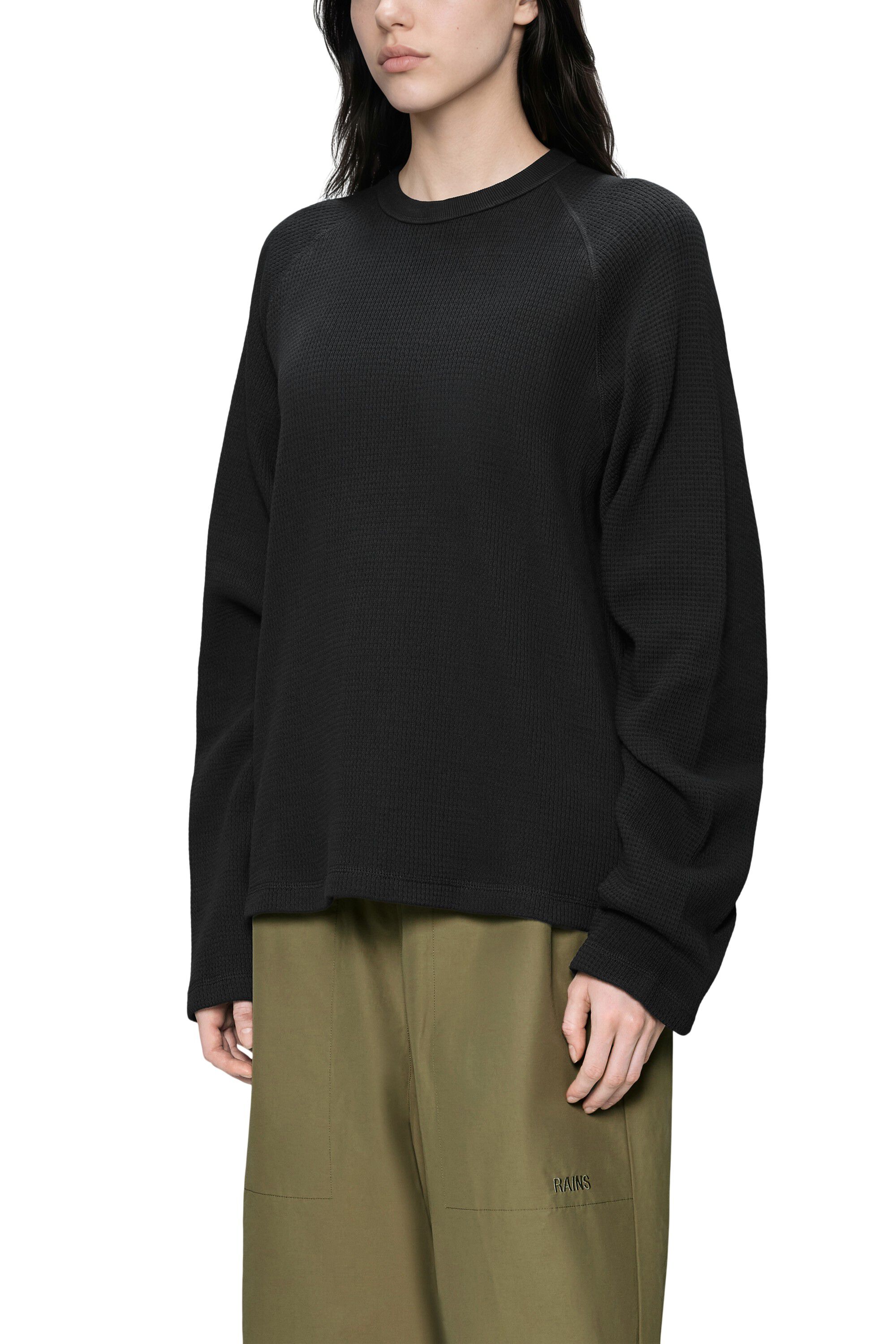Waffle Long Sleeve T-Shirt Rains