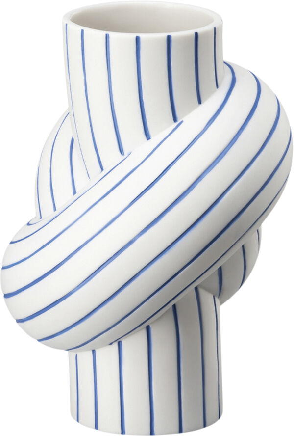 Vase 12cm, Blueberry, Node Stripes